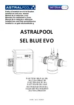 Astralpool SEL BLUE EVO Installation And User Manual предпросмотр