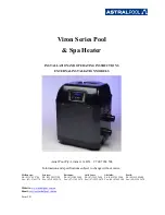 Предварительный просмотр 1 страницы Astralpool Viron 250 Installation And Operating Instructions Manual