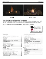 Preview for 4 page of Astria Fireplaces Aries C Series Installation And Operation Instructions Manual