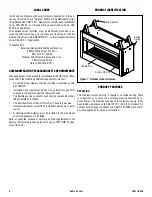 Предварительный просмотр 4 страницы Astria Fireplaces BerlinLights43ZEN Installation And Operation Instructions Manual