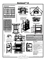 Preview for 1 page of Astria Fireplaces Brentwood LV Manual