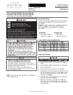 Astria Fireplaces ENVY CD Series Installation Instructions preview