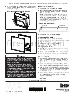 Preview for 2 page of Astria Fireplaces ENVY CD Series Installation Instructions