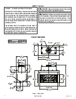 Предварительный просмотр 4 страницы Astria Fireplaces F0703 Installation And Operation Instructions Manual