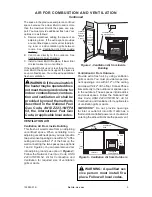 Предварительный просмотр 9 страницы Astria Fireplaces Gamma26ZMN Installation And Operation Instructions Manual