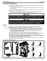 Preview for 12 page of Astria Fireplaces Gemini-C Series Installation And Operation Instructions Manual