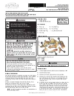 Preview for 1 page of Astria Fireplaces H8707 Installation Instructions