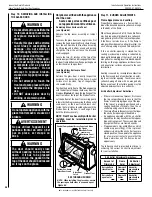 Preview for 36 page of Astria Fireplaces LibraCL40DEN Installation & Operation Instructions