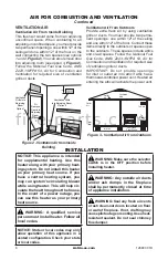 Preview for 8 page of Astria Fireplaces MAGNIFLAME24MN Installation And Operation Instructions Manual