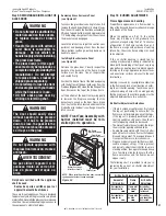 Preview for 21 page of Astria Fireplaces Marin 40STTMN Assembly, Installation And Operation Instructions