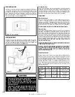 Preview for 12 page of Astria Fireplaces MONTECITO ESTATE CAT Installation And Operation Instructions Manual