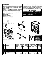 Предварительный просмотр 14 страницы Astria Fireplaces OrionLR32WH Installation And Operation Instructions Manual