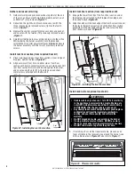 Предварительный просмотр 8 страницы Astria Fireplaces Rhapsody42 Series Installation Instructions Manual