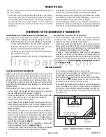 Preview for 8 page of Astria Fireplaces Sentinel 36TEN Operation Instructions Manual