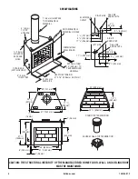 Preview for 4 page of Astria Fireplaces Tuscan36P2 Installation And Operation Instructions Manual