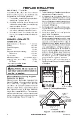 Предварительный просмотр 6 страницы Astria Georgian 36 Installation And Operation Instructions Manual