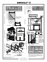 Предварительный просмотр 2 страницы Astria MONTEBELLO ST Product Dimensions