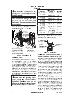 Предварительный просмотр 6 страницы Astria Plantation48M3 F0691 Installation And Operation Instructions Manual