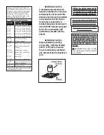 Предварительный просмотр 21 страницы Astria Plantation48M3 F0691 Installation And Operation Instructions Manual