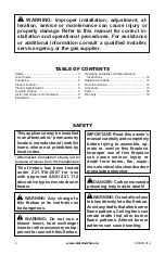 Предварительный просмотр 2 страницы Astria TaurusPFZ Installation And Operation Instruction Manual