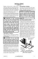 Предварительный просмотр 13 страницы Astria TaurusPFZ Installation And Operation Instruction Manual