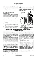 Предварительный просмотр 14 страницы Astria TaurusPFZ Installation And Operation Instruction Manual