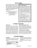 Preview for 4 page of Astria Valiant32ZP2 Installation And Operation Instructions Manual