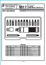 Preview for 2 page of Astro Pneumatic 9517 Manual