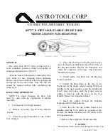 Предварительный просмотр 1 страницы Astro Tool 615717 Manual