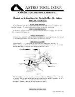 Astro Tool EUSP175 Operation Instructions preview