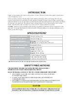 Preview for 2 page of ASTRO AMC-2000 Installation And Operating Instructions Manual