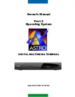 Предварительный просмотр 1 страницы ASTRO DIGITAL MULTIMEDIA TERMINAL Owner'S Manual