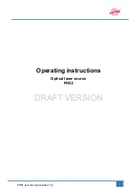 Предварительный просмотр 2 страницы ASTRO FHP2 Operating Manual