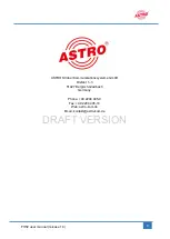 Предварительный просмотр 10 страницы ASTRO FHP2 Operating Manual