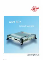 Предварительный просмотр 1 страницы ASTRO QAM BOX Operating Manual