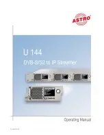 Preview for 1 page of ASTRO U 144 Operating Manual