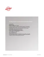 Предварительный просмотр 56 страницы ASTRO U 224 Operating Manual