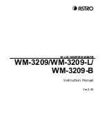 Preview for 1 page of ASTRO WM-3209 Instruction Manual