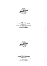 Preview for 16 page of ASTRO X-8 twin Operating Instructions Manual