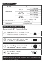 Предварительный просмотр 4 страницы AstroAI PORTABLE MINI REFRIGERATOR Quick Start Manual