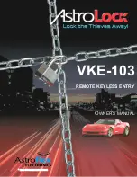 Preview for 1 page of Astroflex VKE-103 Owner'S Manual