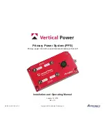 Предварительный просмотр 1 страницы Astronics Vertical Power Installation And Operating Manual