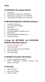 Preview for 6 page of AstronSCIENTIFIC ROTARION EyepieceWheel Instruction Manual