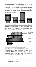 Preview for 9 page of AstronSCIENTIFIC ROTARION EyepieceWheel Instruction Manual