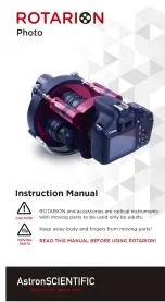 AstronSCIENTIFIC Rotarion Photo Instruction Manual preview