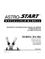 AstroStart RS-504 Installation Manual предпросмотр