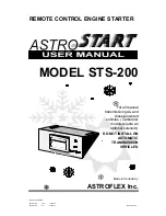 AstroStart STS-200 User Manual preview