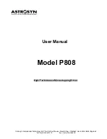 Astrosyn P808 User Manual предпросмотр