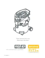 ASUP Enviro Dustkiller H Operating Instructions Manual preview