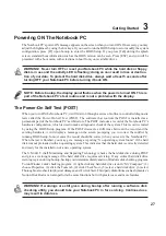 Предварительный просмотр 27 страницы Asus 1 E1309 Hardware User Manual